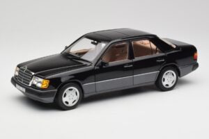 Mercedes 230E W124 AMG Wheels Fekete Limitált Kiadás Norev 1:18 183950 Fém
