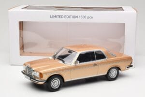 Mercedes 280 CE C123 Arany Norev 1:18 183587 Fém – 6. kép a 6-ből