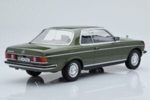 Mercedes 280 CE W123 Coupe Zöld Norev 1:18 183704 Fém – 2. kép a 6-ből