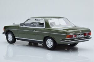 Mercedes 280 CE W123 Coupe Zöld Norev 1:18 183704 Fém – 5. kép a 6-ből