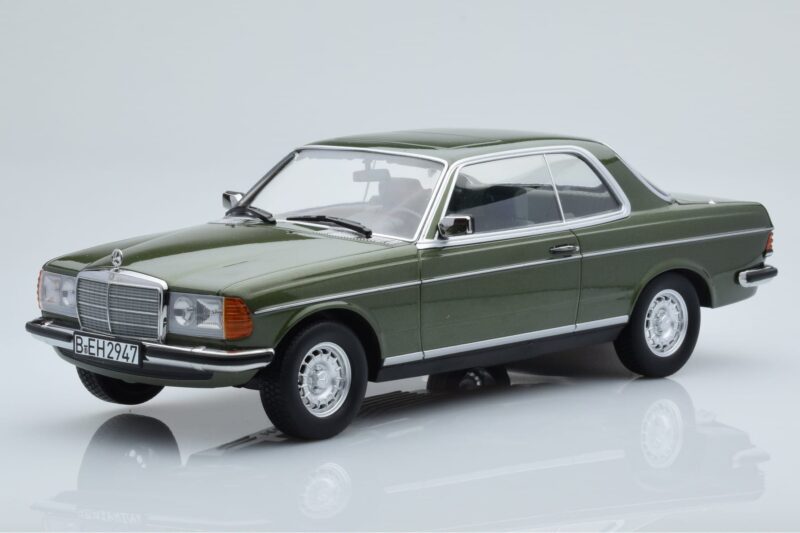 Mercedes 280 CE W123 Coupe Zöld Norev 1:18 183704 Fém