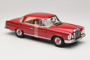 Mercedes 280 SE Coupe Piros Norev 1:18 183527 Fém – 4. kép a 6-ből