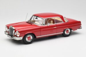 Mercedes 280 SE W108 Piros Norev 1:18 193527 Fém