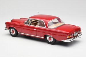 Mercedes 280 SE W108 Piros Norev 1:18 193527 Fém – 7. kép a 8-ből
