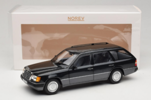 Mercedes 300 D W124 Kombi Fekete Norev 1:18 183960 Fém – 8. kép a 8-ből