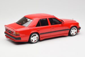 Mercedes 300E W124 6.0 AMG Signal Piros Otto 1:18 OT1104 Gyanta – 2. kép a 6-ből