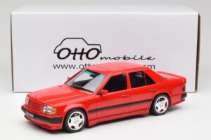 Mercedes 300E W124 6.0 AMG Signal Piros Otto 1:18 OT1104 Gyanta – 6. kép a 6-ből