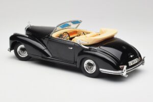 Mercedes 300 S W188 Kabrió Fekete Tchibo 1:18 36782 Fém – 7. kép a 8-ből