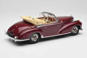 Mercedes 300 SC W188 Kabrió Sötétpiros KK-Scale 1:18 KKDC180942 Fém – 2. kép a 6-ből