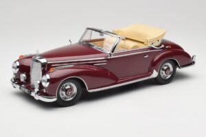 Mercedes 300 SC W188 Kabrió Sötétpiros KK-Scale 1:18 KKDC180942 Fém