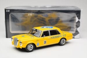 Mercedes 300 SEL 6.8 W109 #38 H. Heyer Season Finale Hockenheim 1971 Minichamps 1:18 155713438 Fém – 6. kép a 6-ből