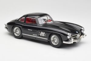 Mercedes 300 SL W198 Fekete Bburago 1:18 35791 Fém – 6. kép a 8-ből