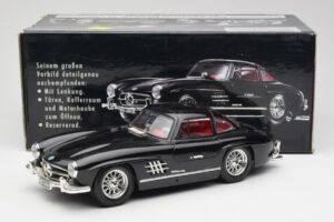 Mercedes 300 SL W198 Fekete Bburago 1:18 35791 Fém – 8. kép a 8-ből