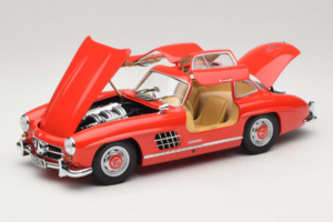 Mercedes 300 SL Gullwing Piros Minichamps 1:18 180039001 Fém – 2. kép a 8-ből