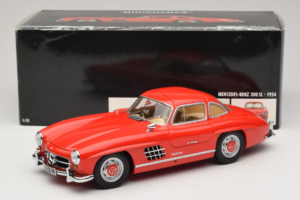 Mercedes 300 SL Gullwing Piros Minichamps 1:18 180039001 Fém – 8. kép a 8-ből