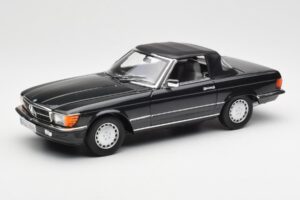 Mercedes 300 SL R107 Fekete Pearl Dealer Kiadás Norev 1:18 B66040678 Fém – 3. kép a 10-ből