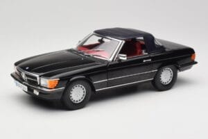 Mercedes 300 SL R107 Fekete Norev 1:18 183511 Fém