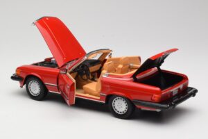 Mercedes 300 SL R107 Piros Norev 1:18 B66040623 Fém – 5. kép a 8-ből