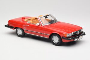 Mercedes 300 SL R107 Piros Norev 1:18 B66040623 Fém – 6. kép a 8-ből
