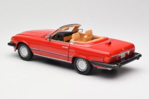 Mercedes 300 SL R107 Piros Norev 1:18 B66040623 Fém – 7. kép a 8-ből