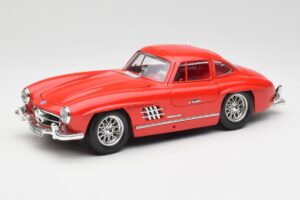 Mercedes 300 SL Piros Bburago 1:18 3015 Fém