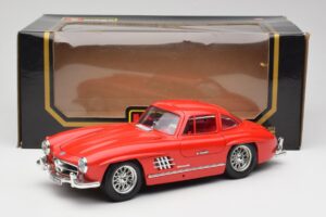 Mercedes 300 SL Piros Bburago 1:18 3015 Fém – 8. kép a 8-ből