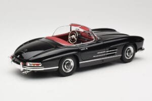 Mercedes 300 SL W198 Roadster Fekete Minichamps 1:18 180039036 Fém – 3. kép a 8-ből