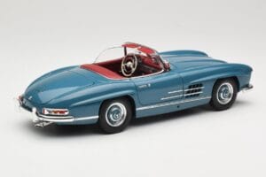 Mercedes 300 SL W198 Roadster Kék Minichamps 1:18 180039035 Fém – 3. kép a 8-ből