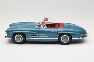 Mercedes 300 SL W198 Roadster Kék Minichamps 1:18 180039035 Fém – 4. kép a 8-ből