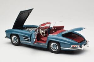 Mercedes 300 SL W198 Roadster Kék Minichamps 1:18 180039035 Fém – 5. kép a 8-ből