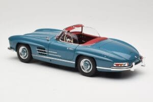 Mercedes 300 SL W198 Roadster Kék Minichamps 1:18 180039035 Fém – 7. kép a 8-ből