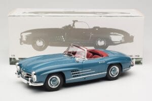 Mercedes 300 SL W198 Roadster Kék Minichamps 1:18 180039035 Fém – 8. kép a 8-ből