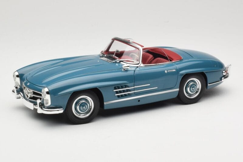 Mercedes 300 SL W198 Roadster Kék Minichamps 1:18 180039035 Fém
