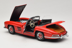 Mercedes 300 SL Roadster Piros Minichamps 1:18 180039031 Fém – 5. kép a 8-ből