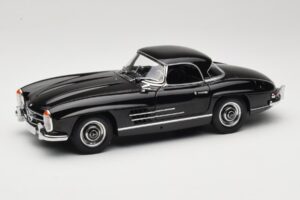 Mercedes 300 SL W198 Roadster With Hardtop Fekete Minichamps 1:18 180039040 Fém