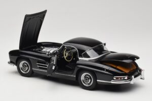 Mercedes 300 SL W198 Roadster With Hardtop Fekete Minichamps 1:18 180039040 Fém – 5. kép a 8-ből