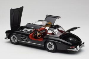 Mercedes 300 SL W198 Fekete Minichamps 1:18 180039004 Fém – 5. kép a 8-ből