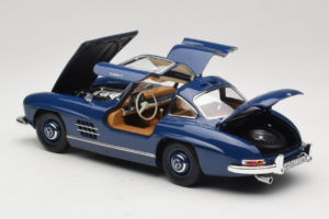 Mercedes 300 SL W198 Kék Norev 1:18 183852 Fém – 5. kép a 8-ből