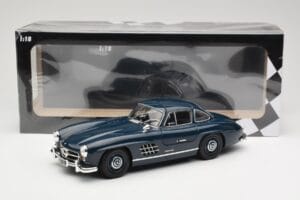 Mercedes 300 SL W198 Gullwing Sötétkék Minichamps 1:18 110037216 Fém – 8. kép a 8-ből