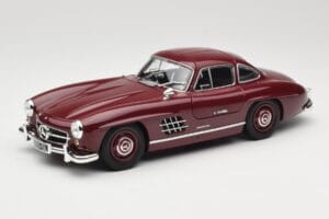 Mercedes 300 SL W198 Gullwing Sötétvörös Minichamps 1:18 110037218 Fém
