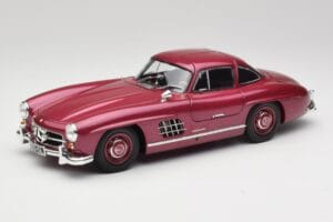 Mercedes 300 SL W198 Tűzpiros Minichamps 1:18 180039008 Fém