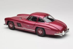Mercedes 300 SL W198 Tűzpiros Minichamps 1:18 180039008 Fém – 7. kép a 8-ből