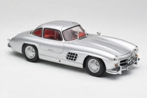 Mercedes 300 SL W198 Gullwing Ezüst Minichamps 1:18 180039000 Fém – 6. kép a 8-ből
