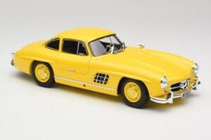 Mercedes 300 SL W198 Világossárga Minichamps 1:18 180039009 Fém – 6. kép a 8-ből