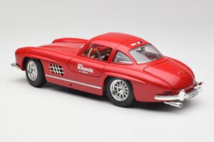 Mercedes 300 SL W198 Red Metallic Bburago 1:18 3013-M1 Fém – 7. kép a 8-ből