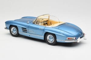 Mercedes 300 SL W198 Roadster Hardtop Light Blue Metallic Minichamps 1:18 180039042 Fém – 8. kép a 9-ből