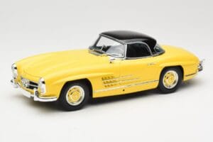 Mercedes 300 SL W198 Roadster Hardtop Signal Yellow Minichamps 1:18 180039044 Fém – 3. kép a 9-ből
