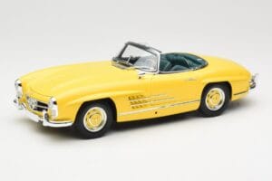 Mercedes 300 SL W198 Roadster Hardtop Signal Yellow Minichamps 1:18 180039044 Fém