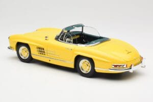 Mercedes 300 SL W198 Roadster Hardtop Signal Yellow Minichamps 1:18 180039044 Fém – 8. kép a 9-ből