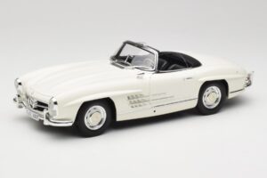 Mercedes 300 SL W198 Roadster Fehér Puhafedeles Minichamps 1:18 180039034 Fém